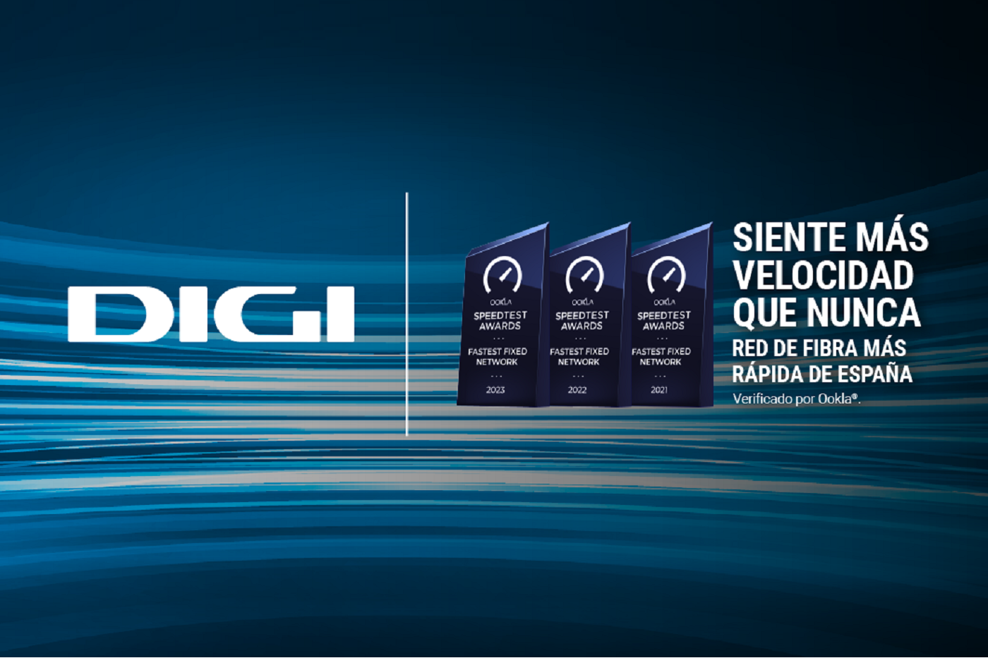 DIGI mejora sus datos de velocidad y vuelve a ser el operador con “La red de fibra más rápida de España” en el primer semestre de 2023