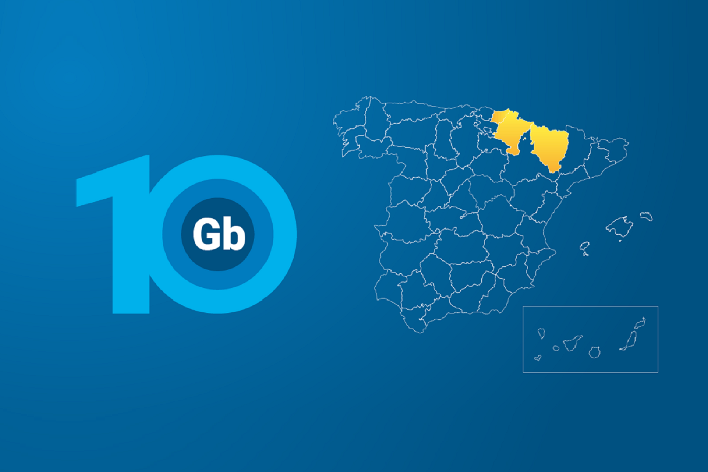 El despliegue de DIGI de PRO-DIGI, con hasta 10 Gbps de velocidad, alcanza 35 provincias, con su llegada a Navarra, Huesca y Guipúzcoa