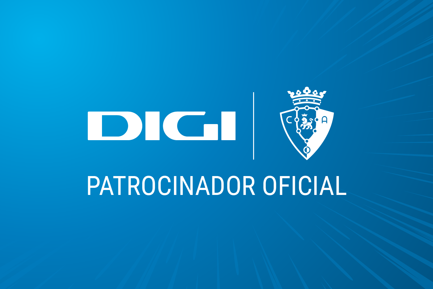 DIGI, Patrocinador Oficial del Club Atlético Osasuna las dos próximas temporadas