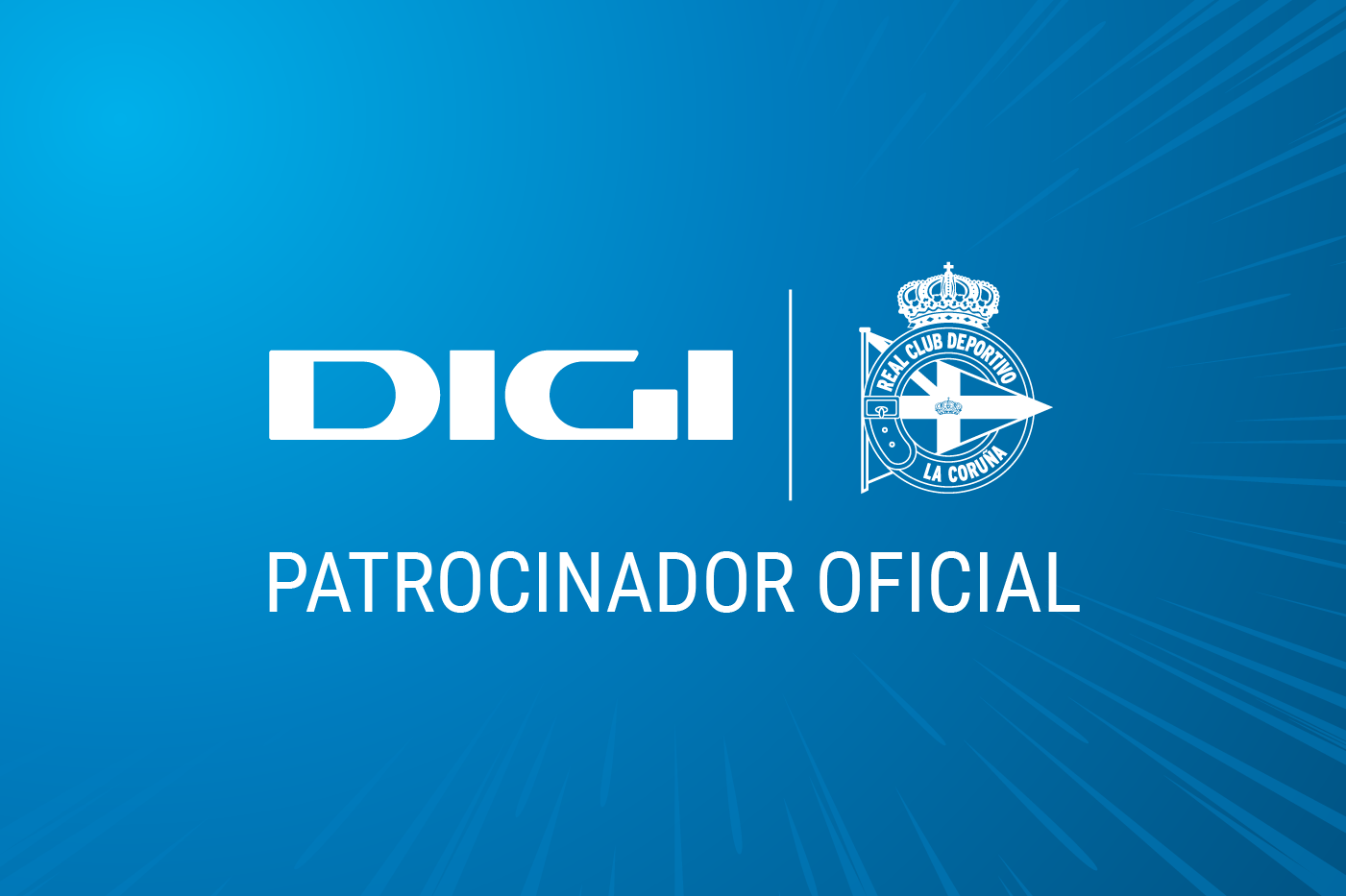 DIGI renueva como Patrocinador Oficial del RC Deportivo hasta el final de la temporada 2025-2026
