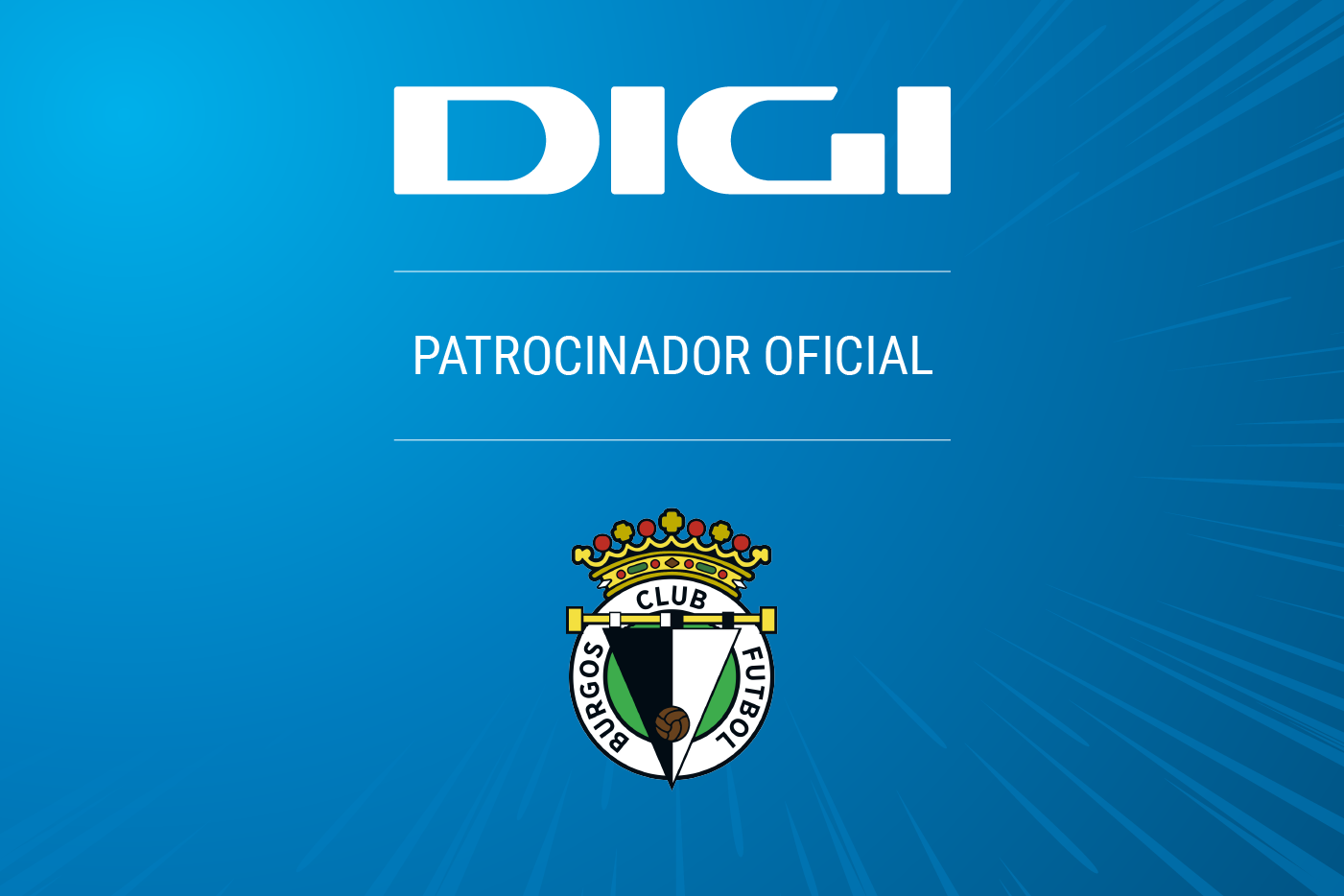 DIGI, Patrocinador Oficial del Burgos CF para la temporada 2023-2024